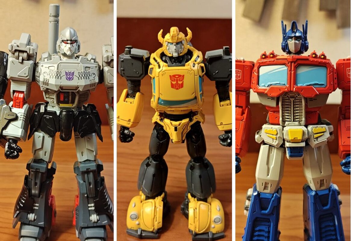Vintage Animation Edition MDLX Megatron, Optimus Prime
